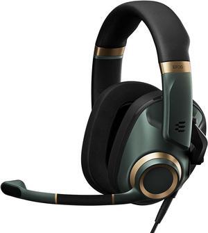 EPOS Gaming H6Pro - Closed Acoustic Gaming Headset with Mic - Over-Ear Headset  Lightweight - Lift-to-Mute - Xbox Headset - PS4 Headset - PS5 Headset - PC/Windows Headset - Gaming Accessories -Green
