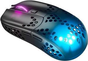 XTRFY MZ1W Zys Rail Ultra Lightweight Wireless Gaming Mouse Designed by Rocket Jump Ninja, Custom RGB, Unique Shape, Ultimate Aim, State of The Art Components - Black