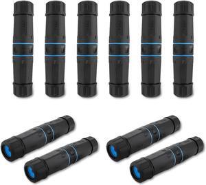 IP68 Waterproof RJ45 Coupler, Shielded Pure Copper Waterproof Ethernet Coupler, IP68 Waterproof Ethernet Outdoor LAN Cable Connector for Cat5, Cat5e/Cat6/Cat7/Cat8 Ethernet Cable ( Female)