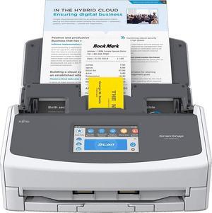 Fujitsu ScanSnap iX1500 Color Duplex Document Scanner with Touch Screen for Mac or PC, White