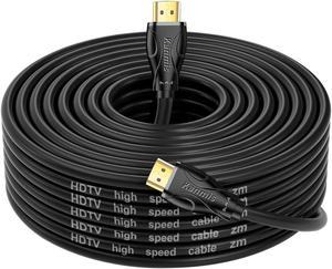 4K HDMI Cable 50ft, High Speed Hdmi Cables (HDMI2.0,18Gbps,1080P)-Ethernet Audio Return Video 4K HDMI Cable, Ultra High Speed Gold Plated Connectors, Compatible with Playstation Arc PS3 PS4 PC HDTV