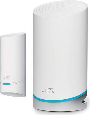 ARRIS Surfboard mAX W122 Mesh Wi-Fi 6 System, AX6600 Wi-Fi Speeds up to 6.6 Gbps, Coverage 5,500 sq ft, 4.8 Gbps Backhaul,Wall-Plug Satellite, Two 1 Gbps Ports, Alexa Support