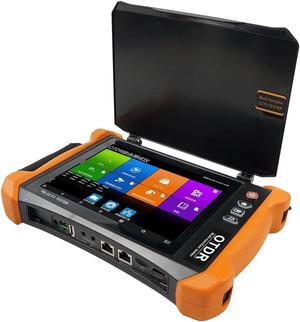 Dual wavelength 1310/1550 Fiber Cable OTDR Tester, 4K IP Camera & CCTV Tester with 8" Retina Touch Screen,Visual Fault Locator, TDR Test, POE Out, WiFi Test, PTZ