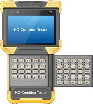 5 in 1 CCTV Tester Support Upt to 4K IP Camera & Up to 8 Megapixel AHD, TVI, CVI & CVBS Analog Camera, Security Video Monitor with 4" Screen, Keypad, POE Out, PTZ