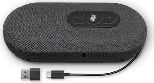 USB Speakerphone, Conference Computer Speakers with Microphone for Home Office Calls, 360 Degree Enhanced Voice Pickup, Noise Reduction, Echo Cancellation, Compatible with Zoom, Teams, Skype