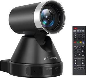 PTZ Camera,HD 1080p Video Conference Camera System with 12X Optical Zoom,Wide-Angle USB Conference Room Webcam with Remote Control for Streaming, Video Calling, Recording