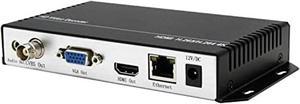 H.265 H.264 HD HDMI VGA CVBS Video Decoder,HTTP RTSP RTMP UDP HLS M3U8 SRT Converter IP Streaming to 3G for Decoding Encoder and Camera Facebook YouTube Ustream Wowza Platforms