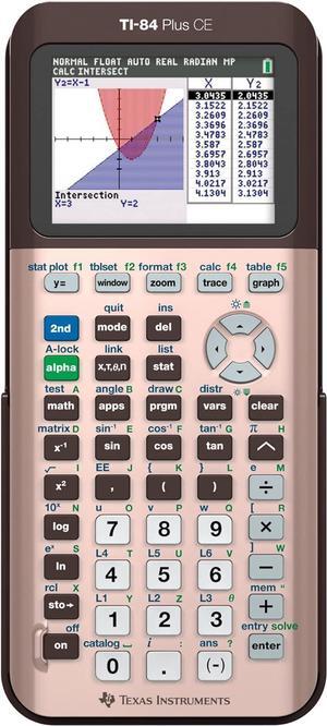 Texas Instruments TI-84 Plus CE Color Graphing Calculator, Rose Gold
