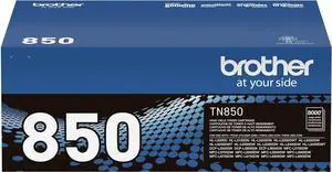 Brother Genuine TN850 High Yield Toner Cartridge, Replacement Black Toner,Page Yield Up to 8, 000 Pages, for DCP-L5500 DCP-L5650 HL-L5000 HL-L5200 HL-L6200 HL-L6900 MFC-L5700 MFC-L5800 MFC-L6700 etc.