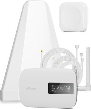 Cell Phone Signal Booster for Home up to 3000 Sq Ft| Boost 4G 5G Cellular Signal Amplifier 65dB for T-Mobile, AT&T Verizon All U.S Carriers with 2 Indoor Antennas Band 12/17/ 13/5/ 25/2/ 4