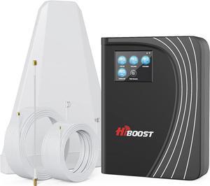 Cell Phone Signal Booster for Home & Office| 4G 5G LTE Signal Amplifiers for Verizon, AT&T, T-Mobile, U.S. Cellular| 4000 Sq Ft Coverage| 65dB Dual Band High Gain Signal Booster| FCC Approved