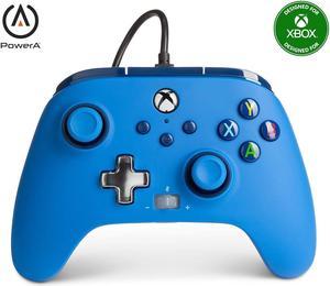 PowerA Enhanced Wired Controller for Xbox Series X|S - Blue, Officially Licensed for Xbox