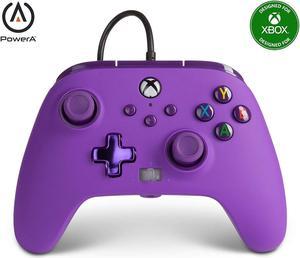 PowerA Enhanced Wired Controller for Xbox Series X|S - Blue, Officially Licensed for Xbox - Purple