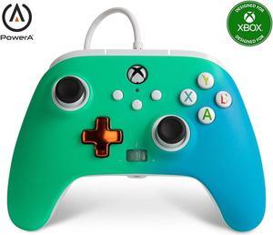PowerA Enhanced Wired Controller for Xbox Series XS  Seafoam Fade gamepad wired video game controller gaming controller Xbox Series XS