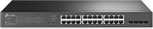 TP-Link TL-SG2428P | Jetstream 24 Port Gigabit Smart Managed PoE Switch | 24 PoE+ Ports @250W, 4 SFP Slots | Omada SDN Integrated | PoE Recovery | IPv6 | Static Routing | Limited Lifetime Protection