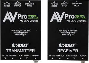 AVPro Edge AC-EX70-UHD-BKT 4K Extender Set