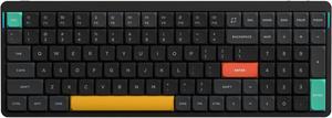 NUPHY Air96 V2 Wireless Mechanical Keyboard,100 Keys RGB Backlit Keyboard,Supports Bluetooth 5.1,2.4G and Wired Connection,for PC/Laptop/Windows/Mac - Black Gateron Orange Switch