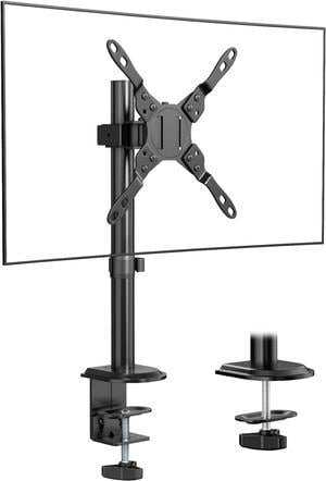 Single Monitor Desk Mount for 13-35 Inch Monitor and TV, up to 22 lbs, Ultrawide Monitor Arm Mount for Flat Curved Computer & TV Screen with VESA 75×75 to 200×200, with Cable Clips