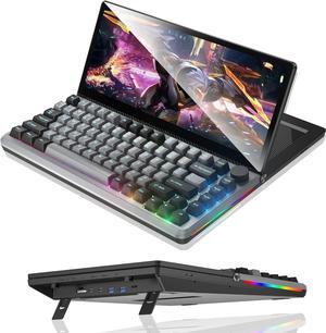 K3 Mechanical Keyboard with Touchscreen 82 Keys Swappable PBT Keycaps, Gateron G Yellow Pro Switches - for Windows/Mac/Android/Switch/Xbox/PS4/PS5