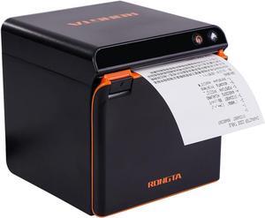 Pos Printer 80mm, Thermal Receipt Printer, Kitchen Printer with Auto Cutter ESC/POS Command,Cash Register Printer Support Windows/Mac/Linux (USB+Ethernet)