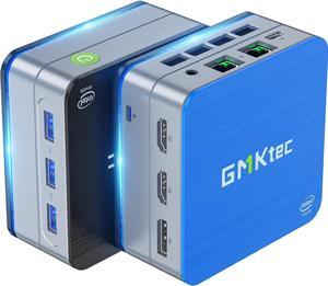 Desktop Mini PC Intel N100 Windows 11 Pro 12GB DDR5 256GB SSD Dual LAN, Mini Computer 4K Triple Display, WiFi6, BT5.2, Energy Efficient