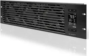 AC Infinity CLOUDPLATE T9, Rack Mount Fan Panel 3U, Exhaust Airflow, for Cooling AV, Home Theater, Network 19 Racks