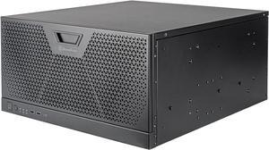 SilverStone Technology RM51 5U Rackmount Server Chassis with Dual 180mm Fans and Enhanced Liquid Cooling Capability