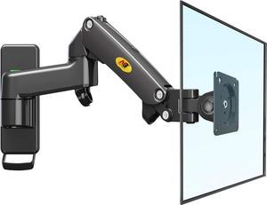TV Monitor Wall Mount Bracket Full Motion Articulating Swivel for 17-35" Monitors (Load Capacity from 4.4 to 22lbs) Double Extension