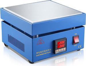 110V 850W Soldering Hot Plate LED Microcomputer Electric Preheat Soldering Station Welder Hot Plate Rework Heater Lab 200X200mm Plate