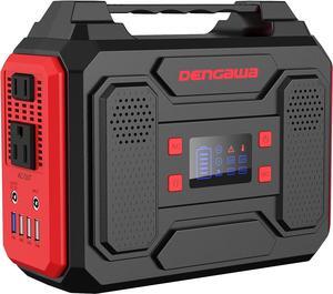 Portable Power Bank with AC Outlet, 250Wh Portable Laptop Battery Bank, 67500mAh battery powered outlet,Portable Power Station for Outdoor Tent Camping RV Home Office Emergency Red