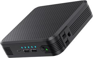 Portable Laptop Power Bank 100W AC Outlet, 72Wh/20000mAh with 65W PD USB C Portable Laptop Charger, External Battery Pack for MacBook, Notebooks, Laptops