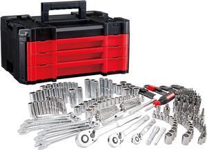 CRAFTSMAN 262-Piece Mechanic Tool Set, Master Socket Set with 3-Drawer VERSASTACK Tool Box, SAE/Metric Set