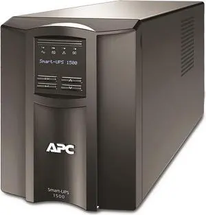 APC 1500VA Smart UPS with SmartConnect and Network Card, SMT1500CNC, Sinewave UPS Battery Backup, 120V, Line Interactive Uninterruptible Power Supply