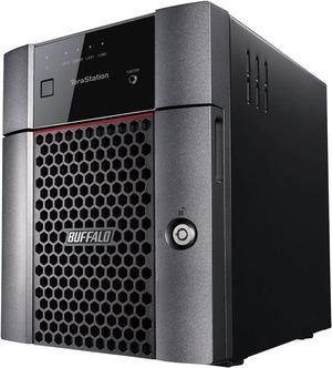 BUFFALO TeraStation Essentials 4-Bay Desktop NAS 32TB (4x8TB) with HDD Hard Drives Included 2.5GBE / Computer Network Attached Storage/Private Cloud/NAS Storage/Network Storage/File Server
