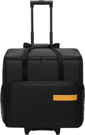 Desktop Computer Carrying Case, Computer Tower Travel Case with wheels and Drawbar, Suitcase for Pc and Monitors (24in)