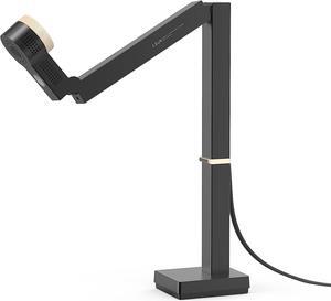 CZUR Fancy S Pro 12MP USB Document Camera for Teacher, 4K Webcam with Microphone and LED Light, Up to 60fps, Auto Focus, for Remote Teaching, Live Streaming, Web Conference, for Mac and Windows