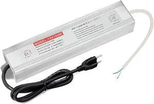 LED Driver 100 Watts 12V DC Low Voltage Transformer Waterproof IP67 Power Supply Transformer Adapter AC 100V-120V to 12V DC, LED Power Supply for Indoor Outdoor LED Lighting