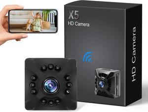2024 Updated 1080P Hidden Camera  Indoor Camera  Nanny Cam  Best Mini Camera  WiFi Wireless Camera  Live Video Recorder with Night Vision  Surveillance Camera Full HD X5