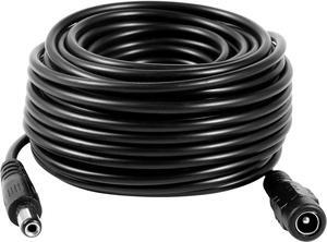 10Meters-33FT Dc 12v CCTV Power Extension Cable 2.1x5.5mm power cord for CCTV Security Camera WiFi IP Surveillance Camera NVR Dvr LED Strip Router CCTV Microphone Reverse Backup Camera