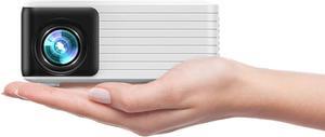 Mini Projector, Portable Phone small projector 1080P Full HD Supported for iOS/Android/Laptop, Video Projector Y3 Compatible with Fire Stick, HDMI, USB, PS5, Xbox