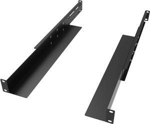 1U Universal 4-Post Rack Mount Server Shelf Rails for Dell Compaq HP IBM APC - 16.5-29.5 Inches Adjustable Depth-110 lbs Capacity (16.5-29.5" Rails)