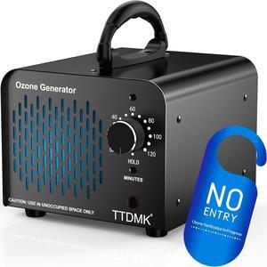 Ozone Generator 30,000mg/h, Commercial Ozone Machine, High Capacity Ozone Machine Odor Removal, Home Ozone Generator for Car, Pet, Smoke, Home, etc (Black)