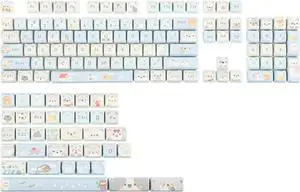 x Maorbeng Puppy Patrol Keycaps Set, 141 Keys, 5-Side Dye-Sublimation PBT, Mao Profile Custom Keycaps for ANSI Layout, MX Switches Mechanical Gaming Keyboard
