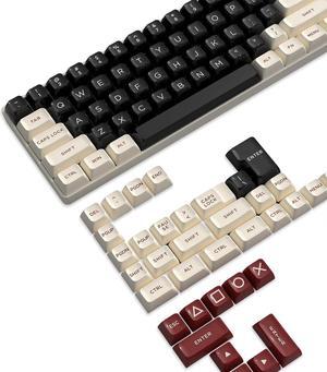149 Key Custom PBT Keycap Set ASA Profile for 61/68/84/87/98/100/104Key Compact TKL 60% Full Size Cherry MX Gateron Kailh Outemu Cross Type Switch US Layout Mechanical Keyboard DIY Color Theme(Roma)