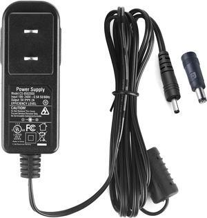 AC to DC 5V 2A Power Supply Adapter, Plug 3.5mm x 1.35mm, with 5.5mm x 2.1mm Connector, UL Listed FCC
