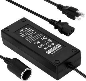 AC to DC Converter 10A 110-220V 12V Car Cigarette Lighter Socket Power Adapter for Car Vacuum Tire Inflator and Other Car Devices Under 120W