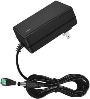 12Volt 5A Power Supply Adapter AC 110-240V to DC Converter 12 Volt 5 Amp 3.5A 3A Power Adapter Supply AC/DC Transformer with 5.5mm x 2.5mm Compatible with 5.5x2.1mm DC Output Wall Adapter