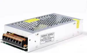 12V 10A DC Universal Regulated Switching Power Supply (SMPS) 120W AC 110V / 220V to DC 12V 10amp for CCTV, Radio, Computer Project, LED Strip Lights, 3D Printer