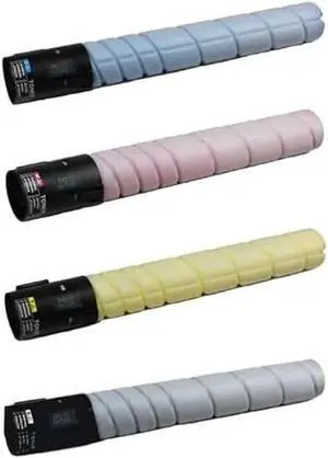 Genuine OEM Konica Minolta TN514 Complete Toner Cartridge Set CMYK Bizhub C458 Bizhub C558 Bizhub C658