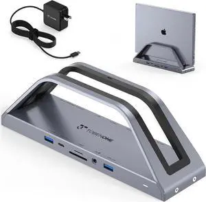 USB C Docking Station Dual 4K Monitor for Thunderbolt and USB-C Windows and Mac M1 M2 M3,and ChromeOS, Universal USB C Dock with Dual 4K HDMI, Power Adapter, 6 USB, RJ45